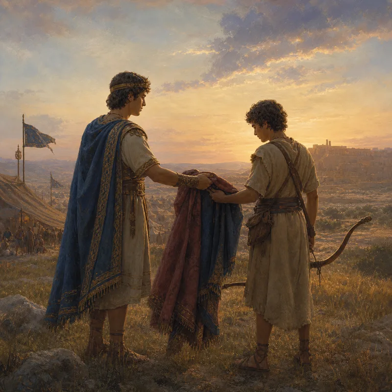 Jonathan and David: The Heir Who Gave the Robe