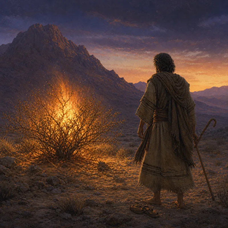Moses at the Burning Bush: The Sound That Returned